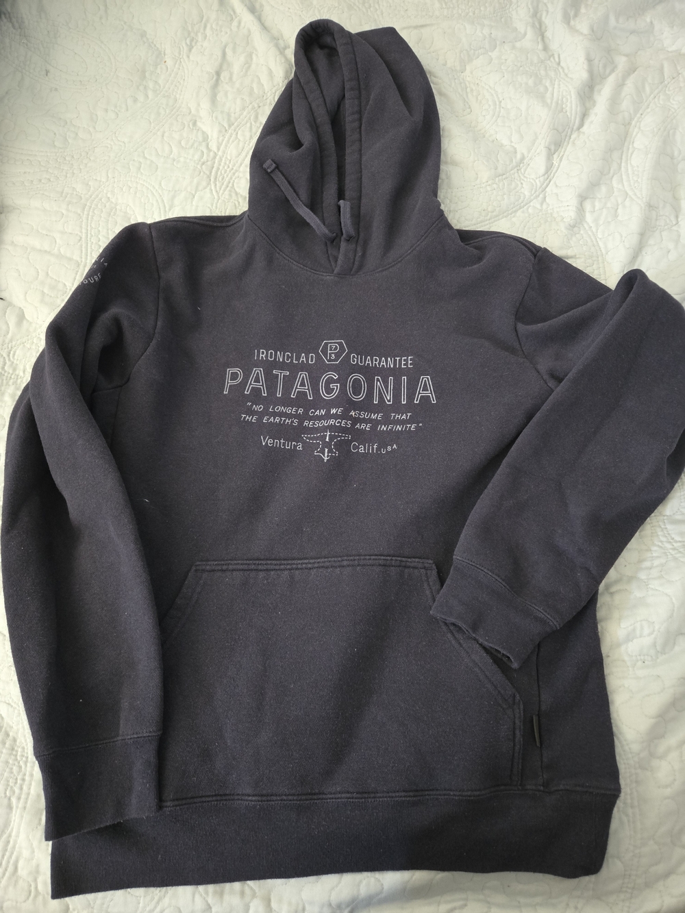 Patagonia Forge Mark Uprisal Hoody in Gravel Heather Size Medium
